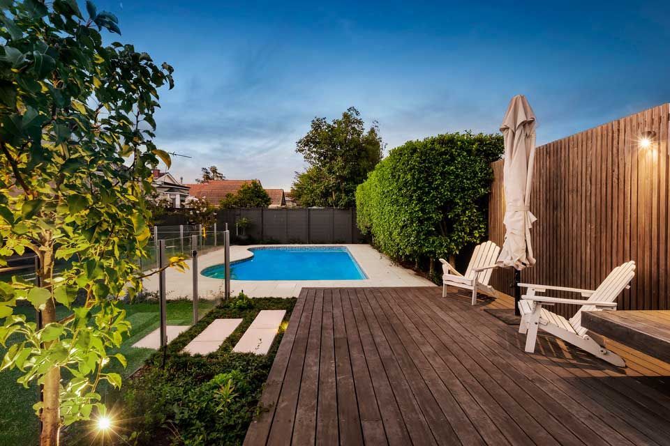 Pool and decking