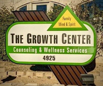 Sign outside The Growth Center location in New Albany, IN. Sign outside The Growth Center location in New Albany, IN.
