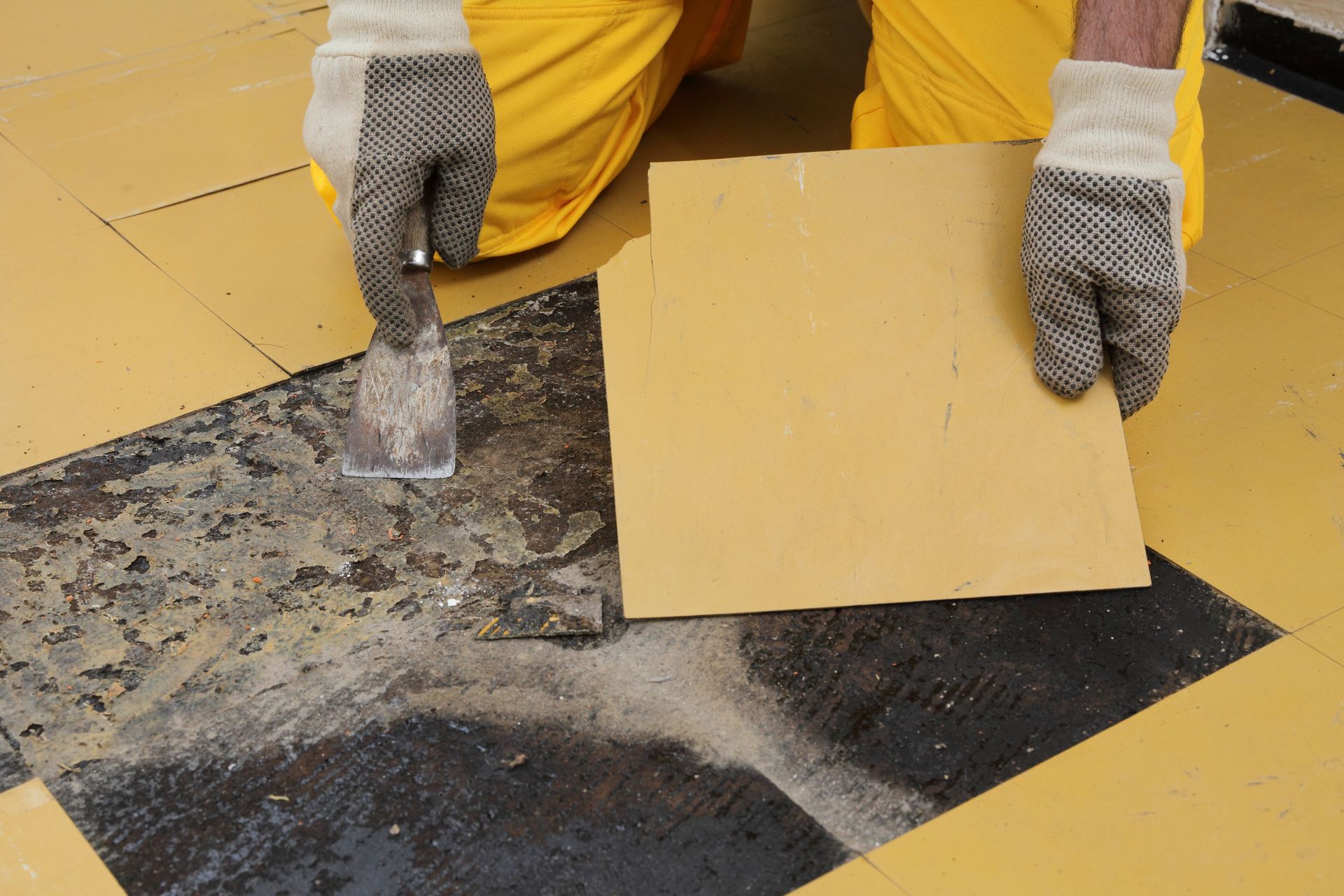 Vinyl Composite Tile Removal
