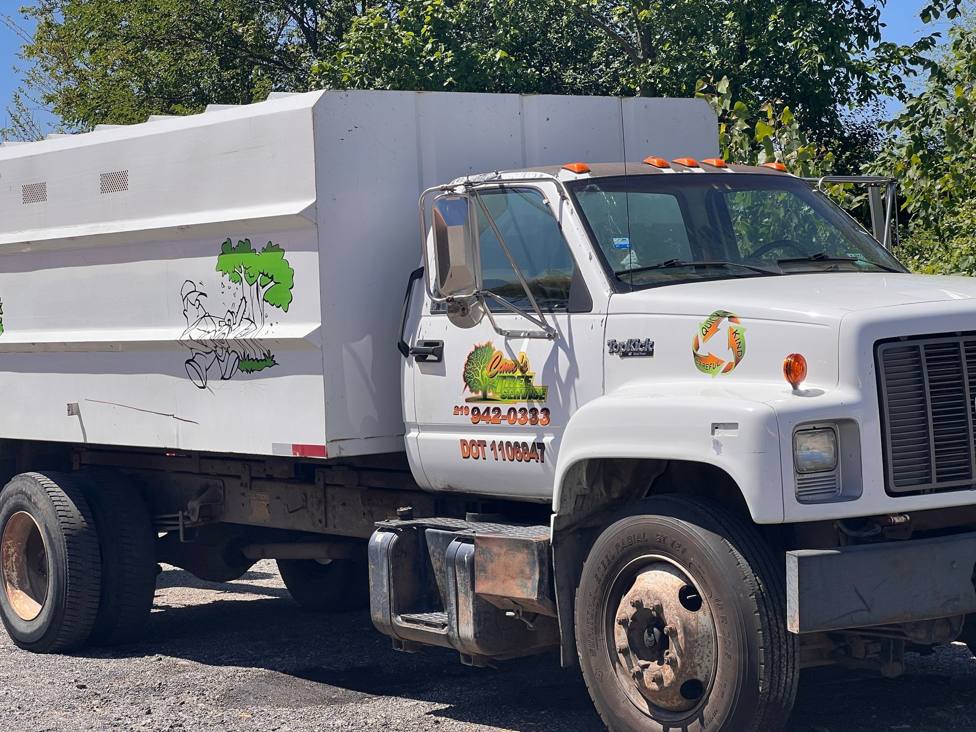 Cam's Tree Service Truck Hobart, IN