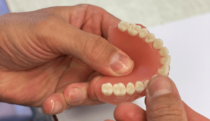 Getting Dentures For The First Time With New Partial Denture