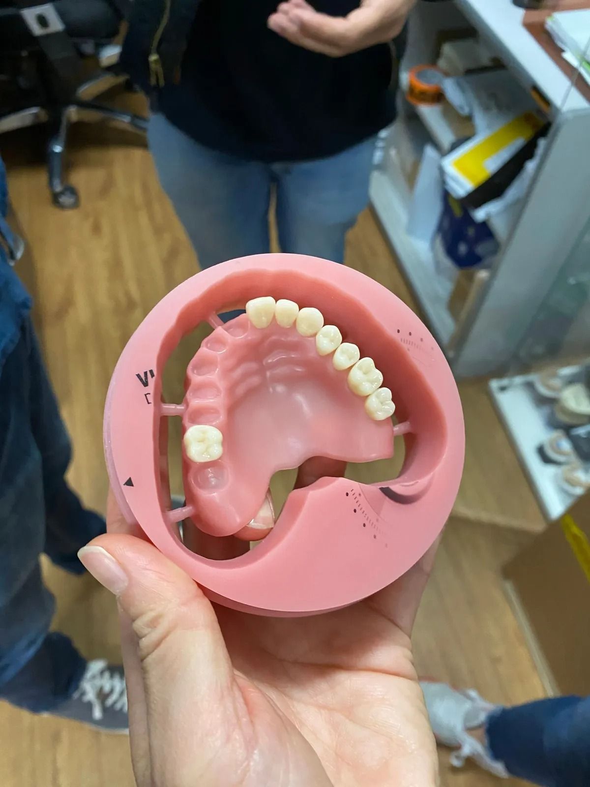 Pink Partial Denture on the Sunshine Coast