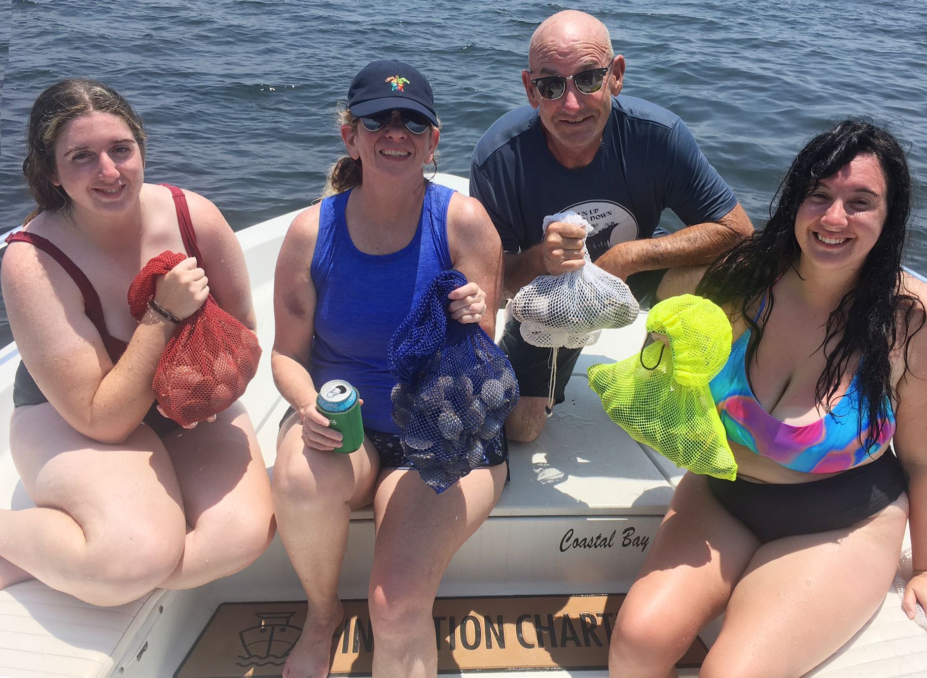 The Burns family scalloping.