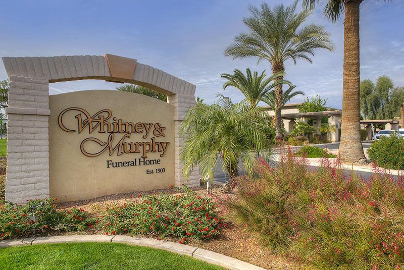 Whitney & Murphy Funeral Home Sign