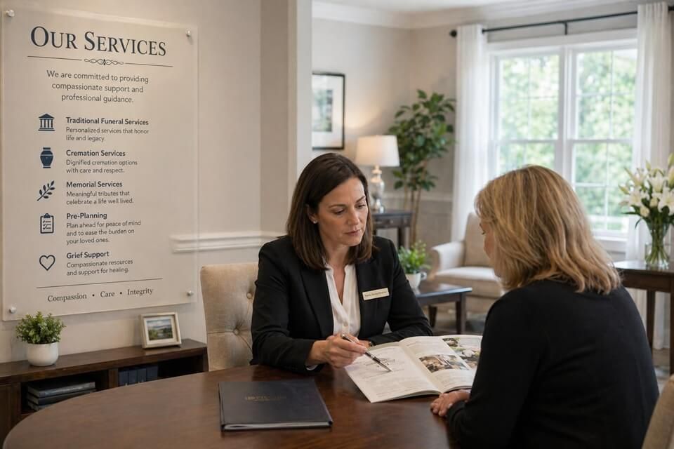 professional consultation with a funeral home director in Phoenix, AZ