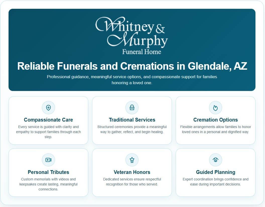 reliable funerals and cremations in Glendale, AZ