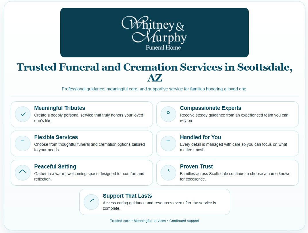 trusted funeral and cremation services in Scottsdale, AZ