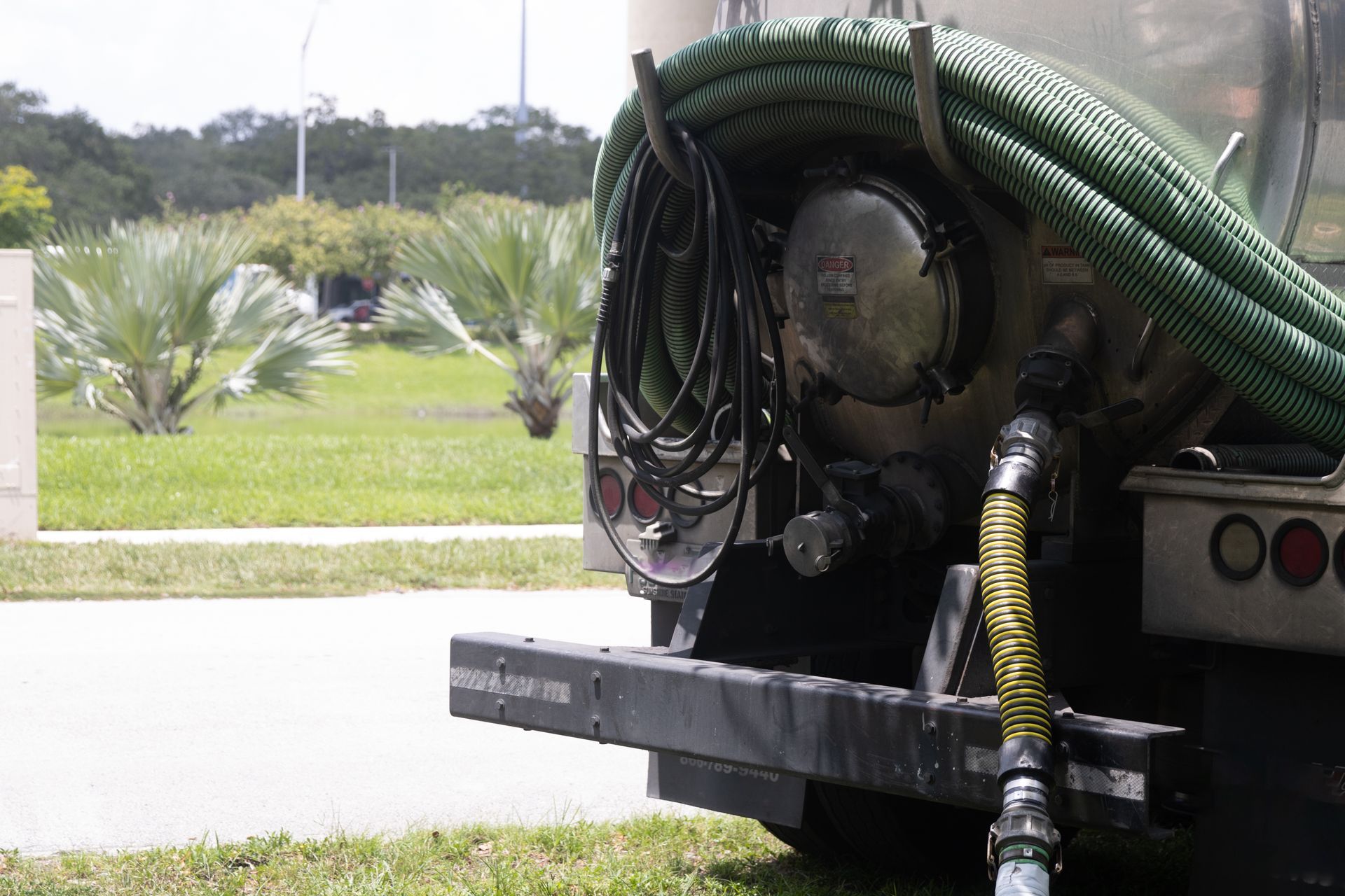 Professional vacuum truck equipment used for residential septic cleaning and waste removal. Professional vacuum truck equipment used for residential septic cleaning and waste removal.