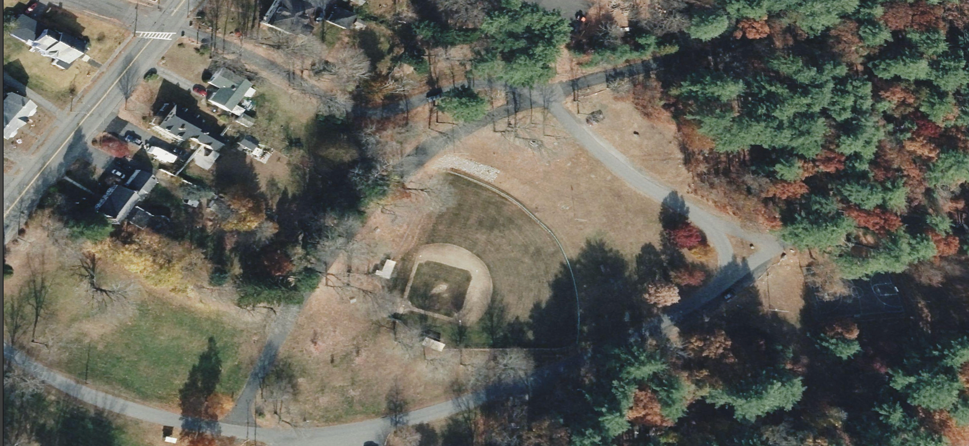 Ware MA Girls softball field