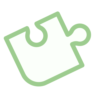 Puzzle grün