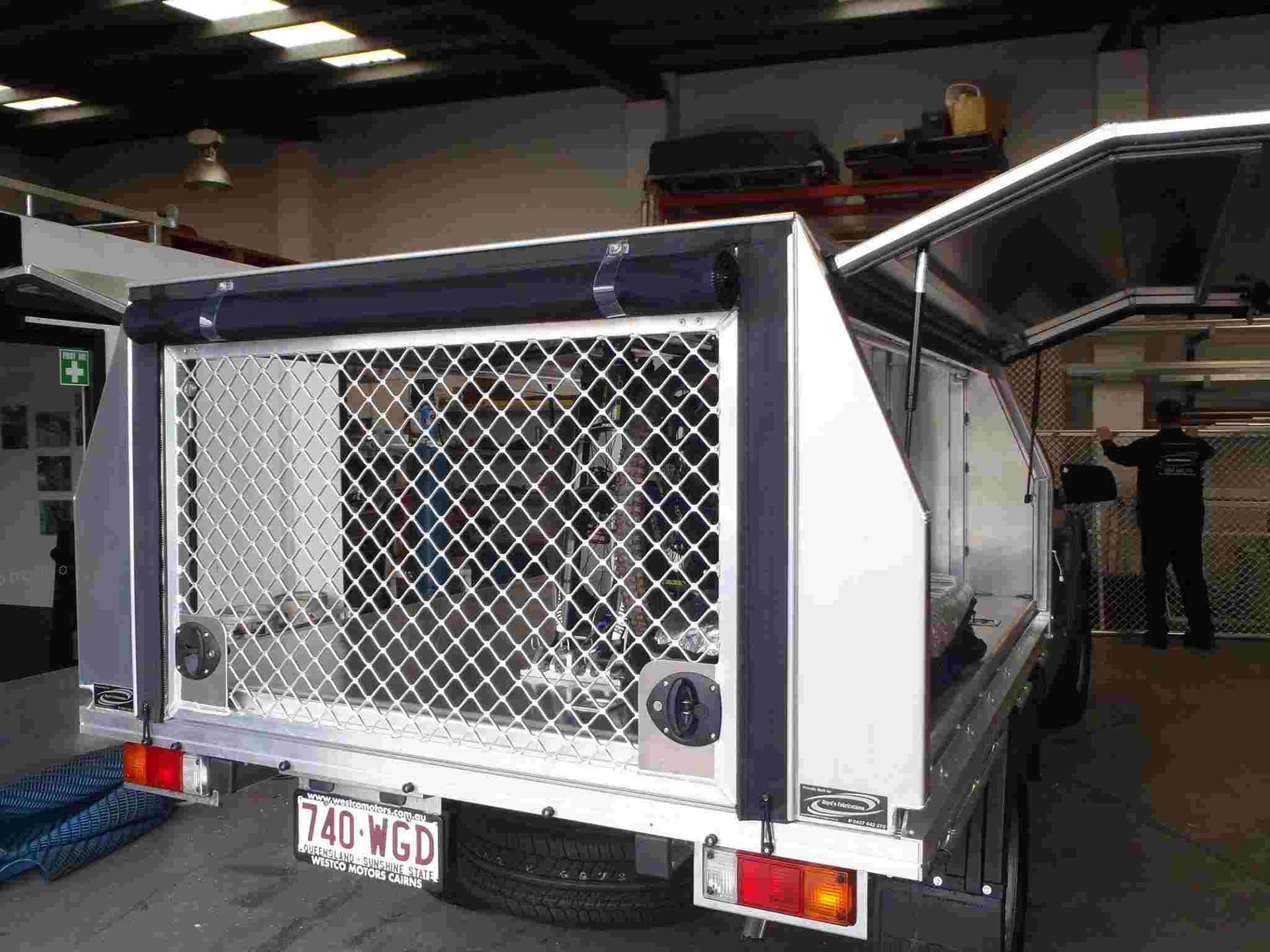 A White Truck With a License Plate That Says 740 Mgo — Boyd's Fabrications In Portsmith, QLD 