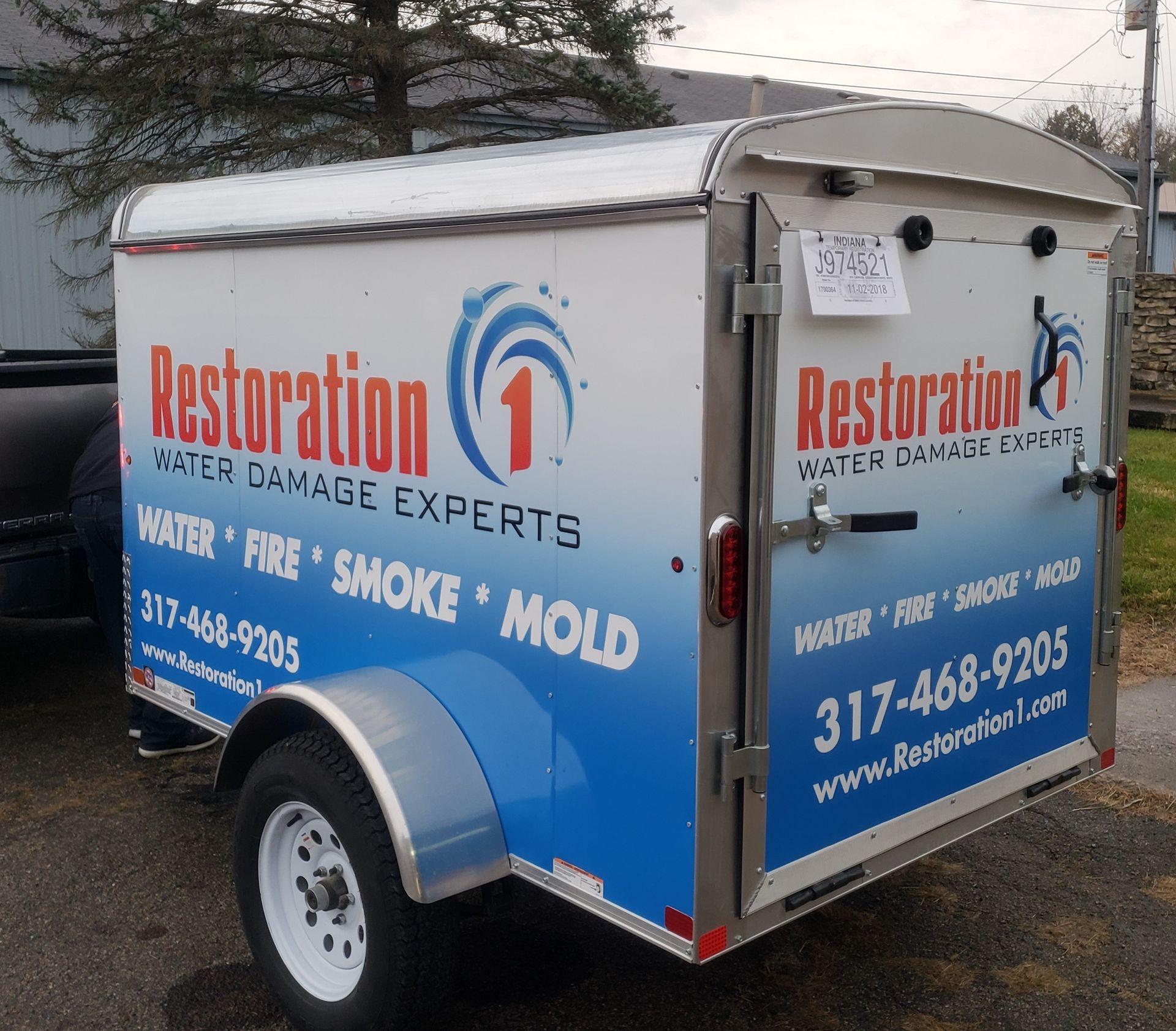 Custom trailer wrap