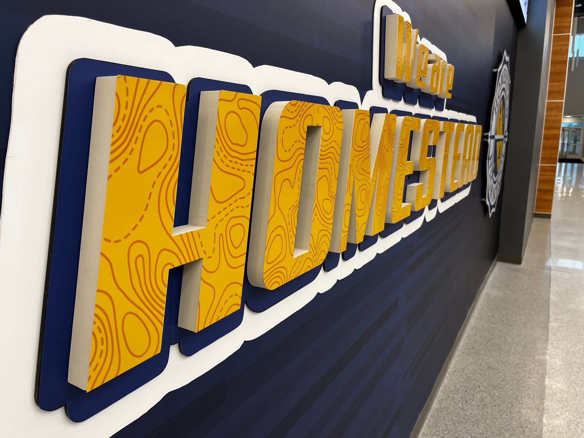 Large wall text