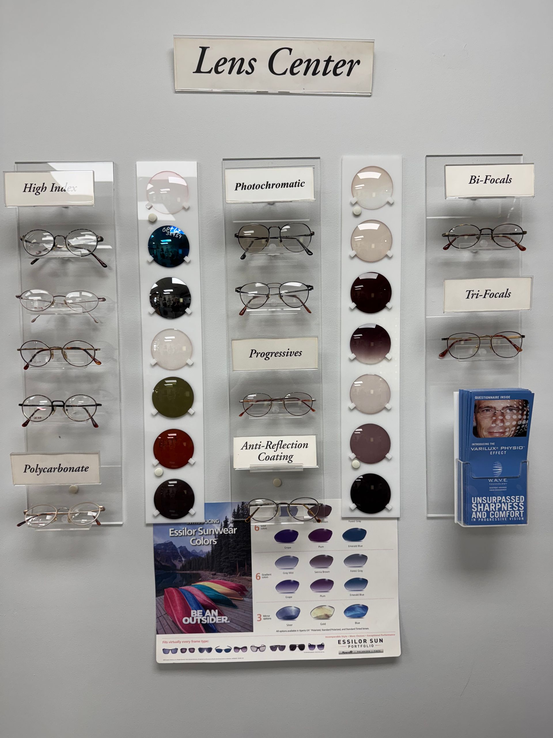 A display of charmant glasses on a table