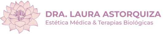 A logo for dr. laura astorquiza estetica medica & terapias biologicas