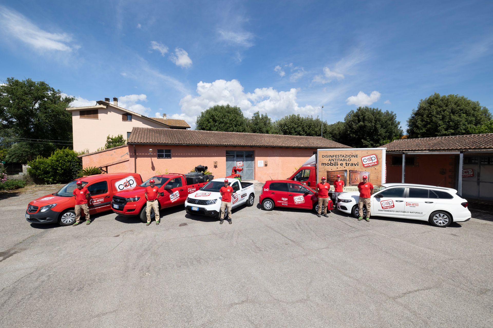 Mezzi per disinfestazione