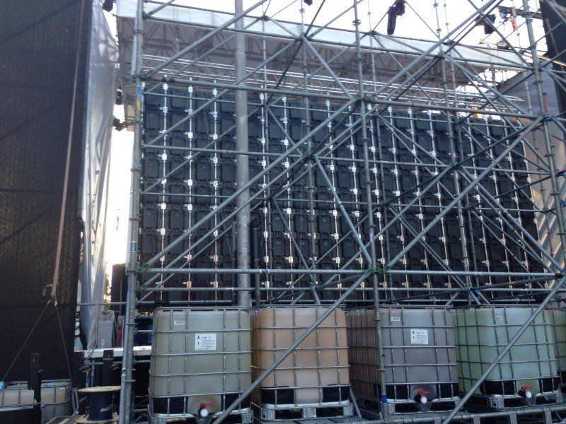 stage setup