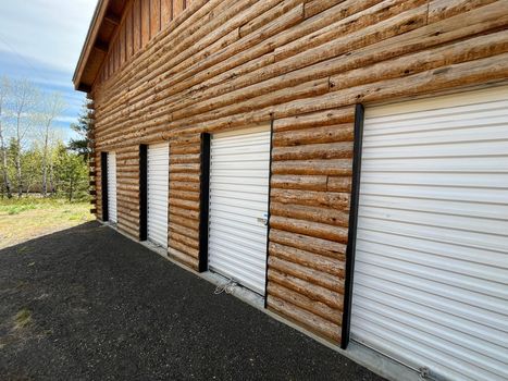 Log Jammer Storage building McCall Idaho