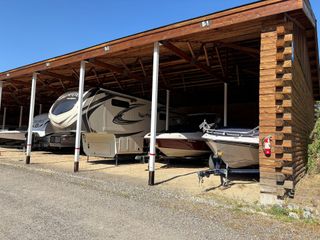Covered RV boat storage McCall Idaho Log Jammer