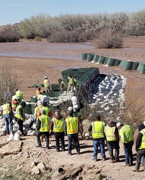 The Navajo Nation were able to stop the flood water with shovels and sandbags and never complained!