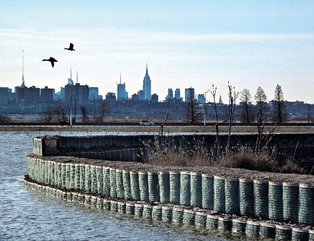 HESCO flood barriers