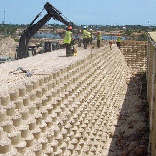 ASP or ammunition supply point to protect munitions from sympathetic detonation using Defencell Blast Wall