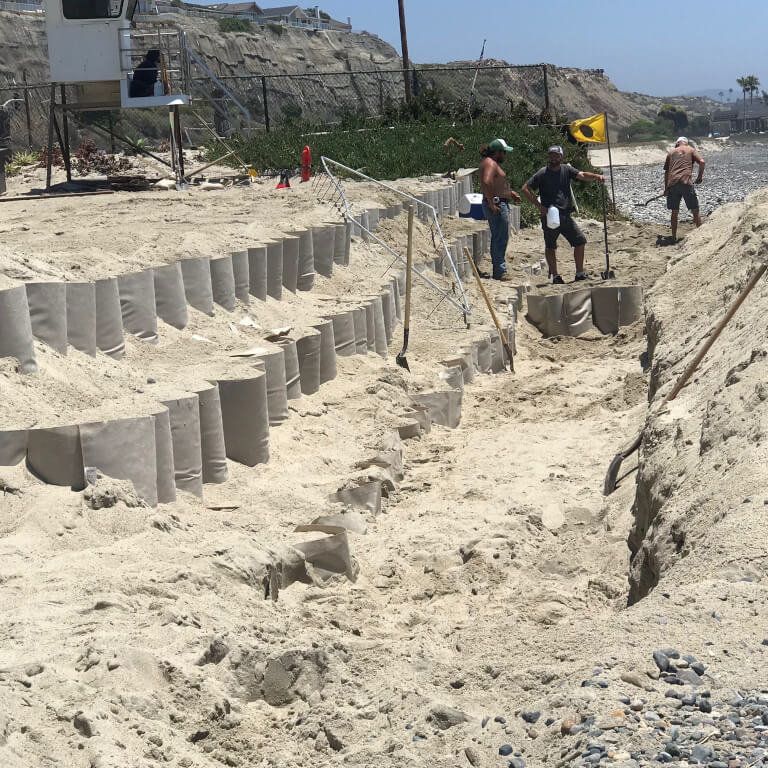 Stop Beach Erosion Flood Defense 