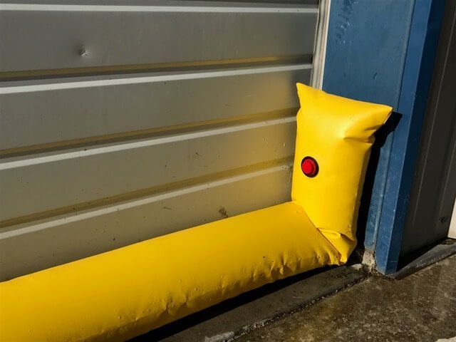 Water filled flood tube