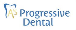 A's Progressive Dental business logo