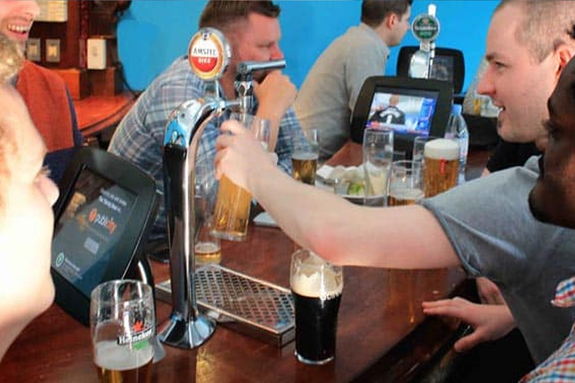 The Thirsty Bear, self-serve beer taps