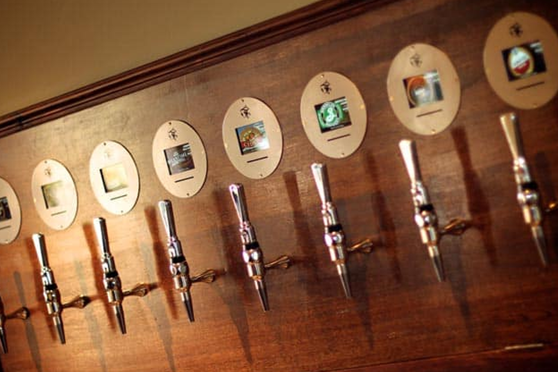 Self-serve beer wall