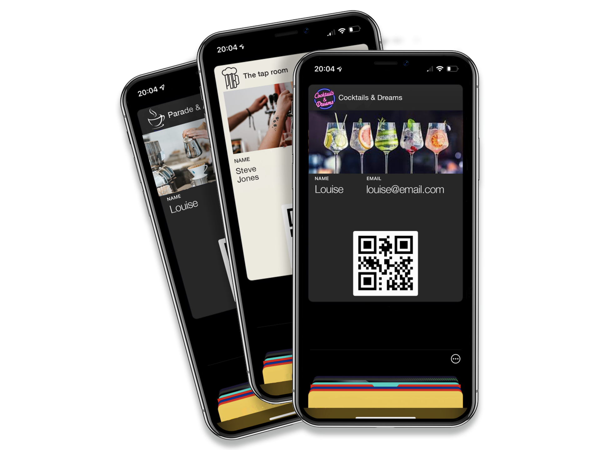 Membership cards with QR codes in Apple Wallets