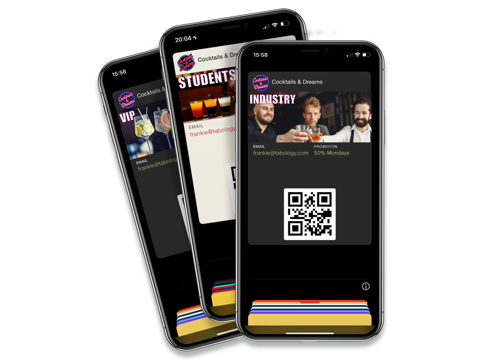 Membership cards with QR codes in Apple Wallets
