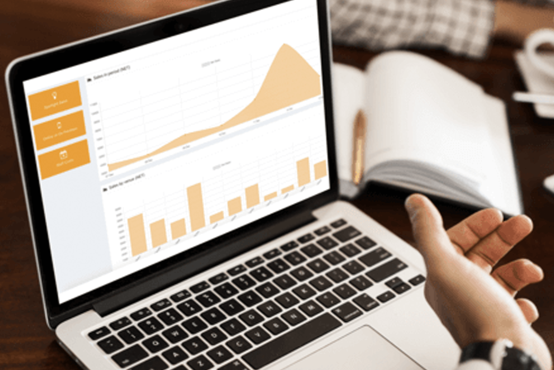 EPOS reporting, sales graphs