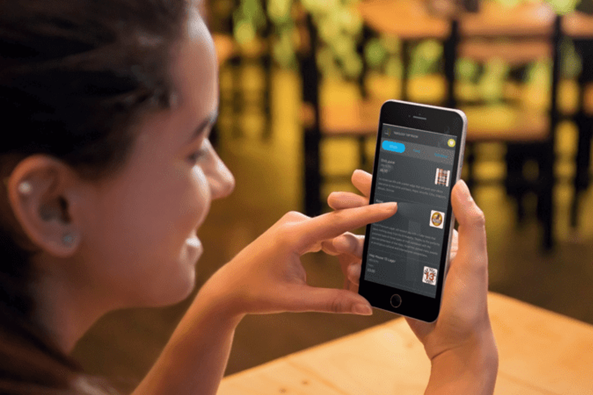 Mobile ordering app