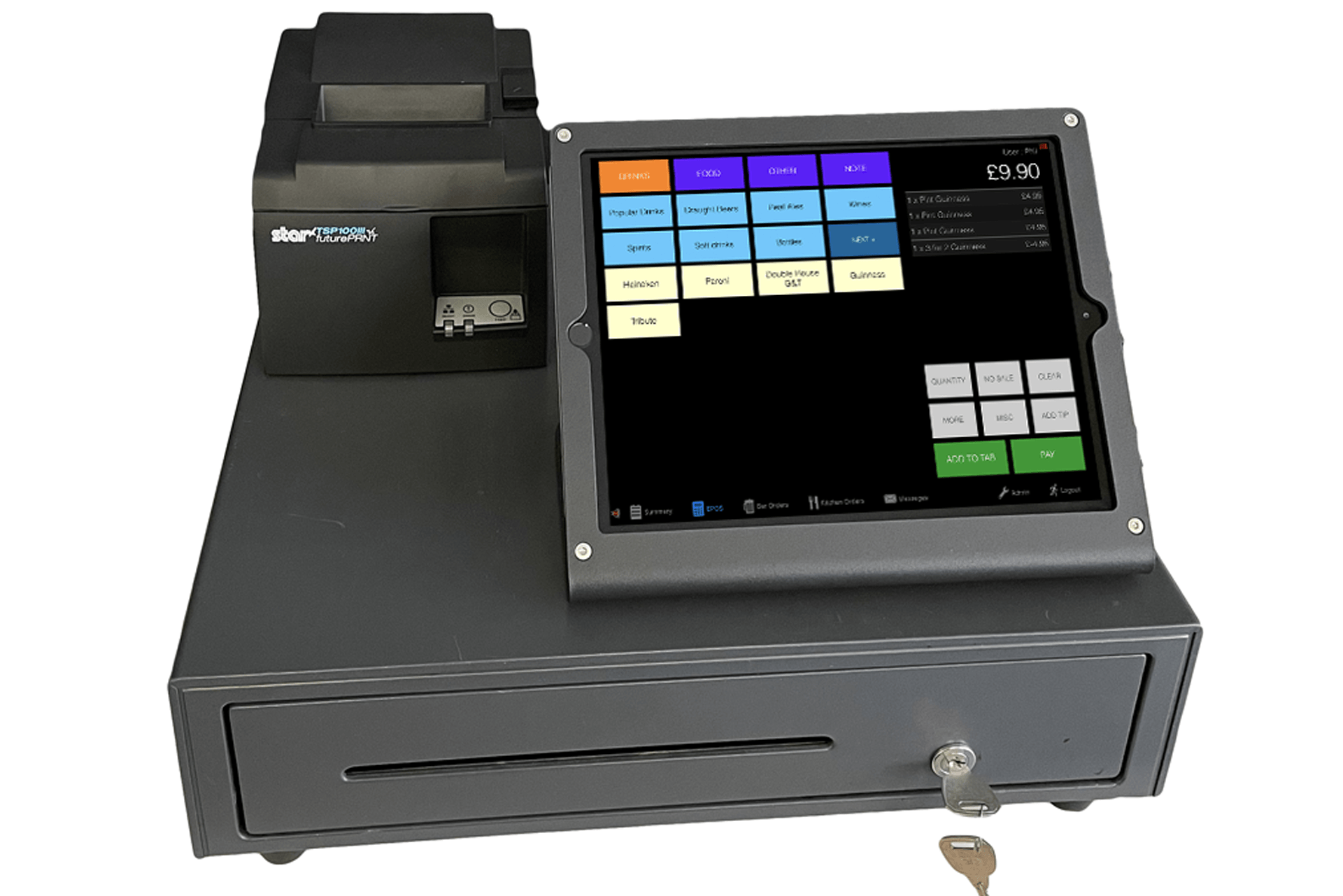 Tabology EPOS set up