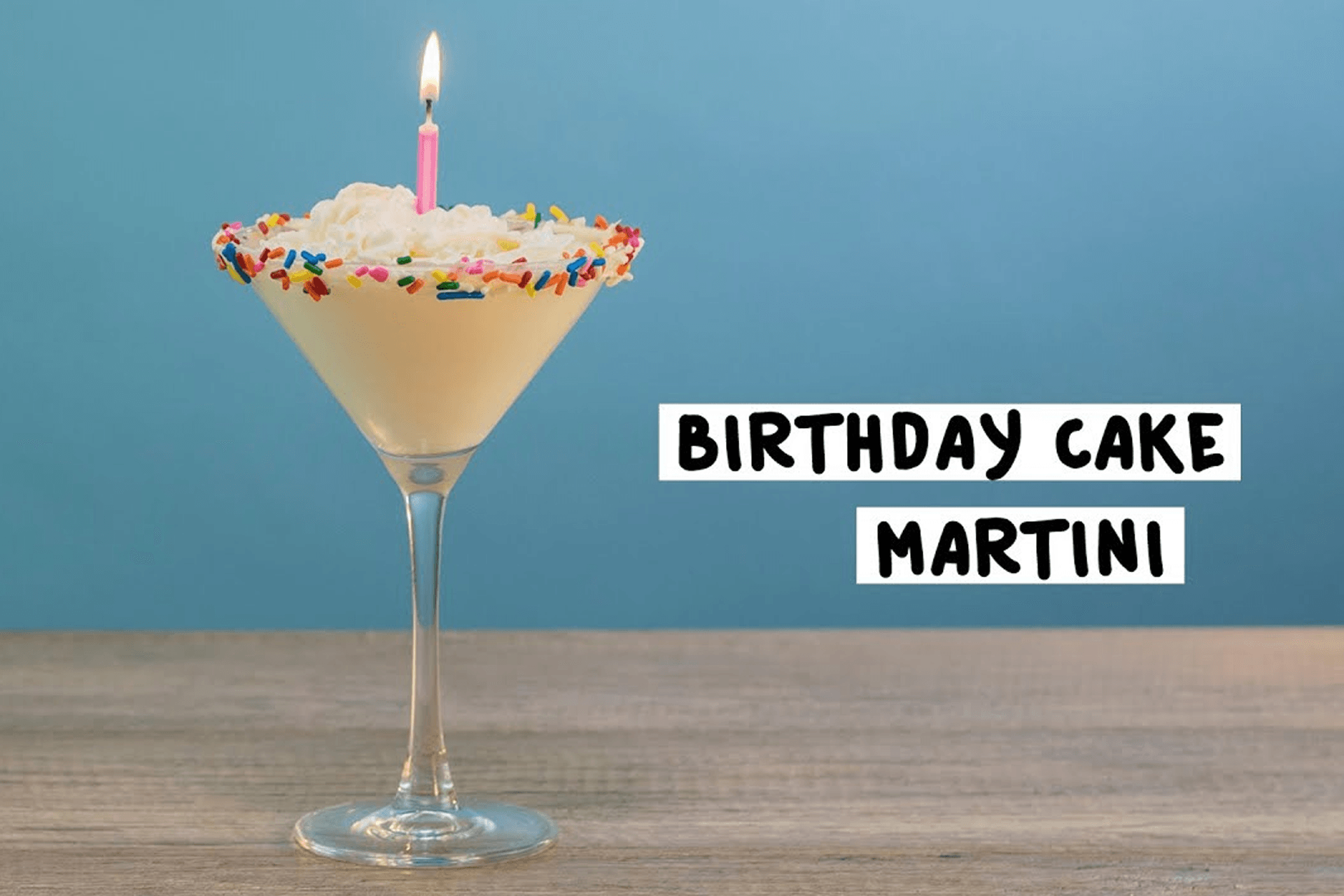 Bar Birthday cocktail poster