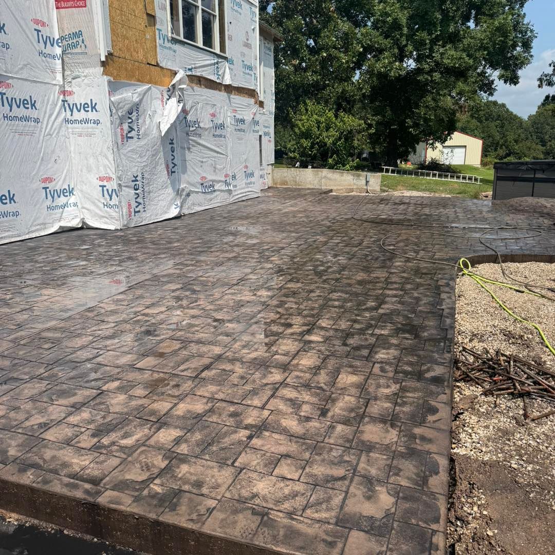 stamping concrete services near moorhead mn