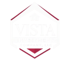 Logo for Vista Electric Company, LLC: white text on a burgundy and white hexagon with a house symbol.