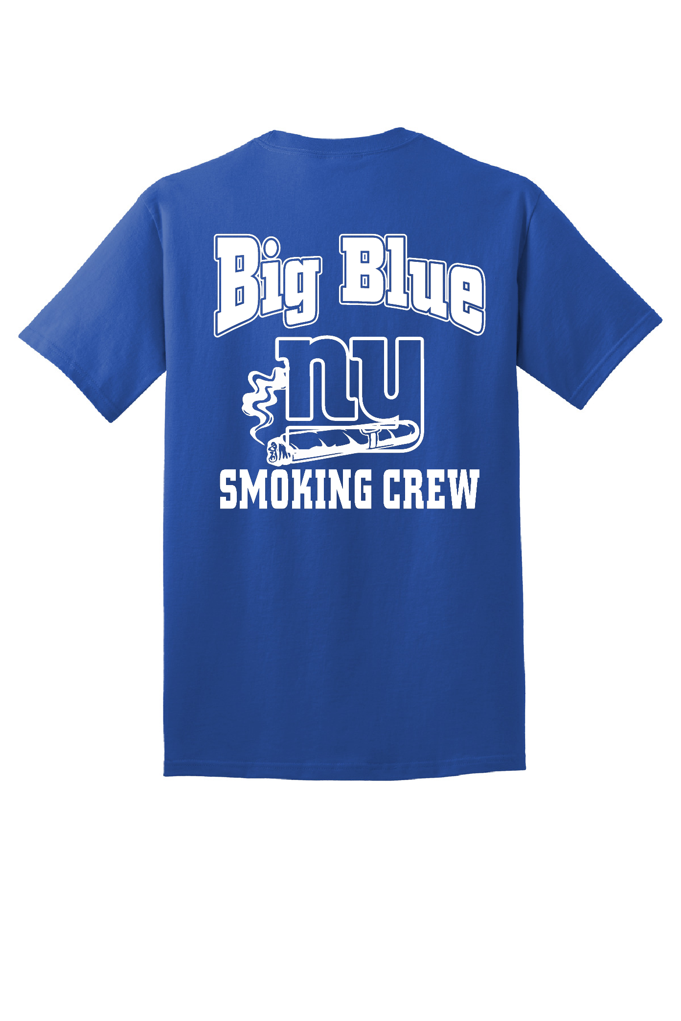Big Blue Smoking Crew T-Shirt