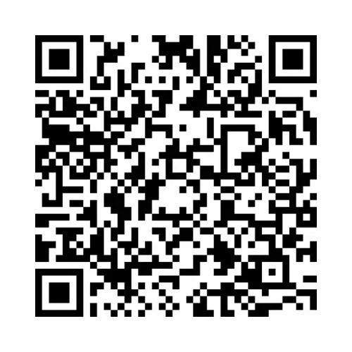 A black and white qr code on a white background.