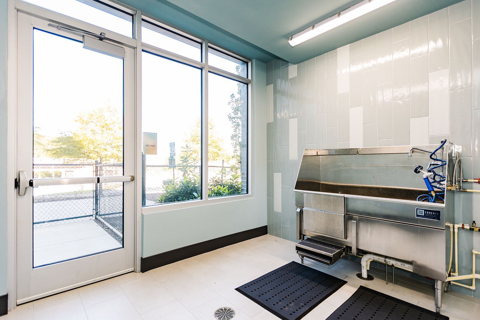 Pet wash station at Opal Largo Station Apartments in Largo, MD.