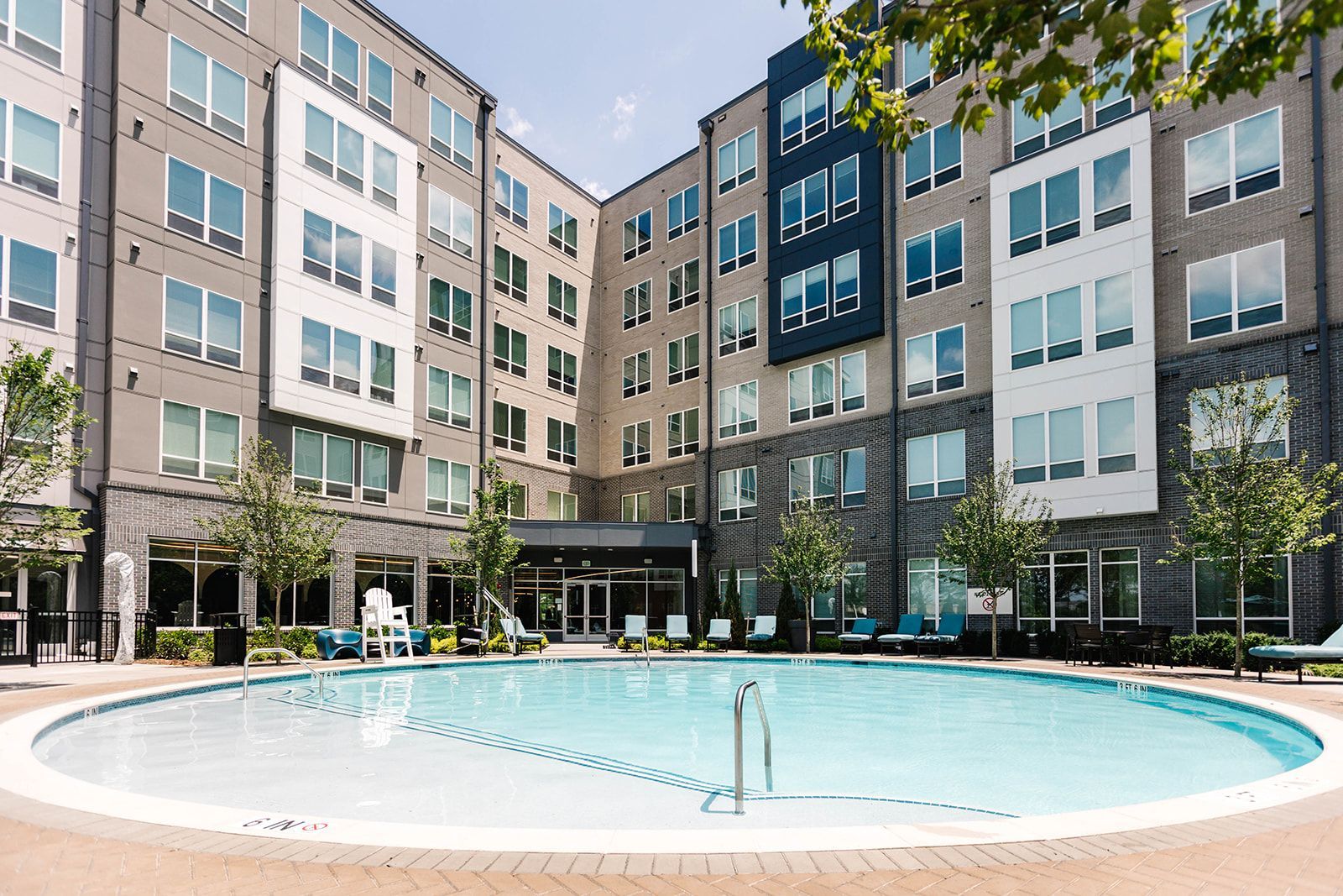 Swimming pool at Opal Largo Station in Largo, MD.
