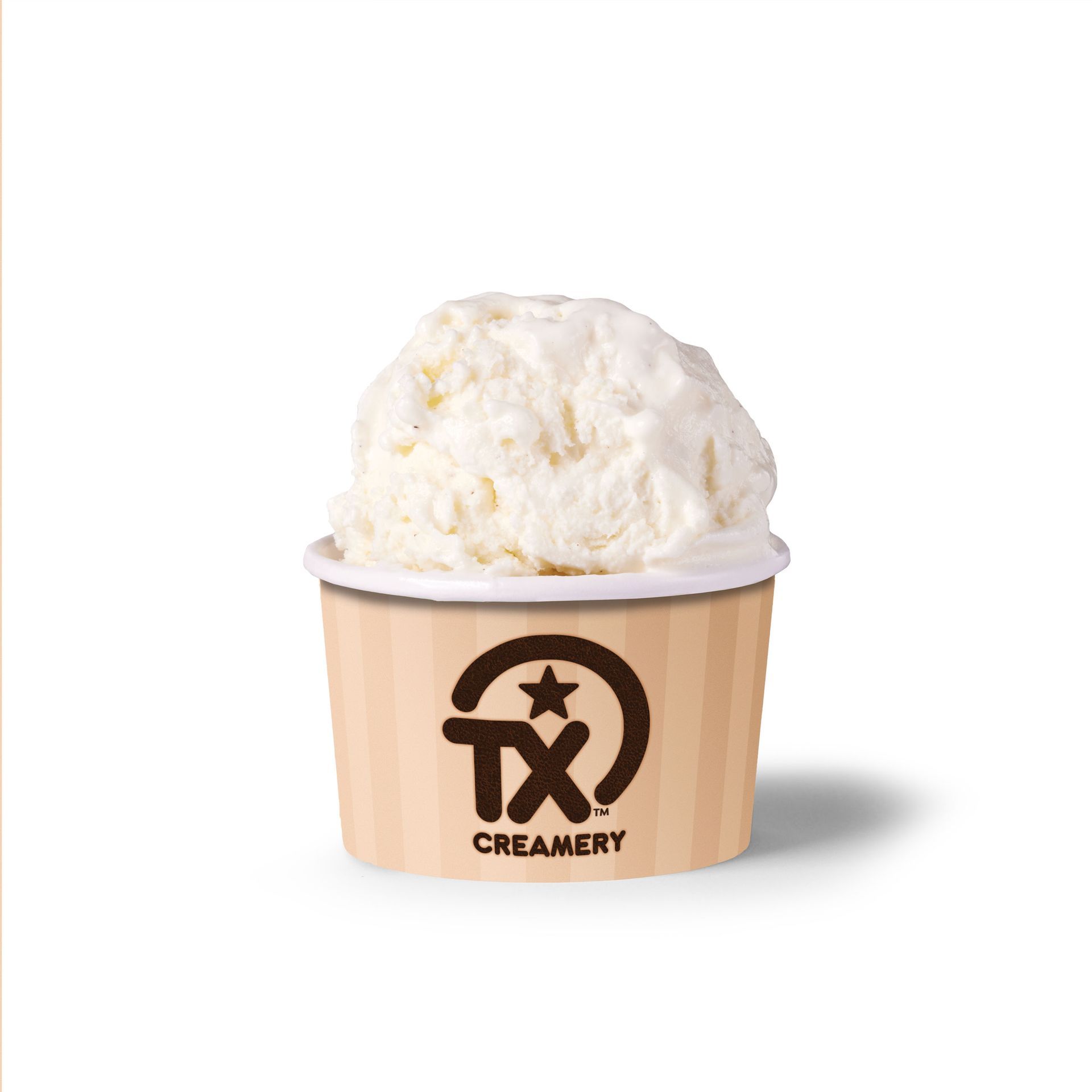 Scoop of TX Creamery Vanilla