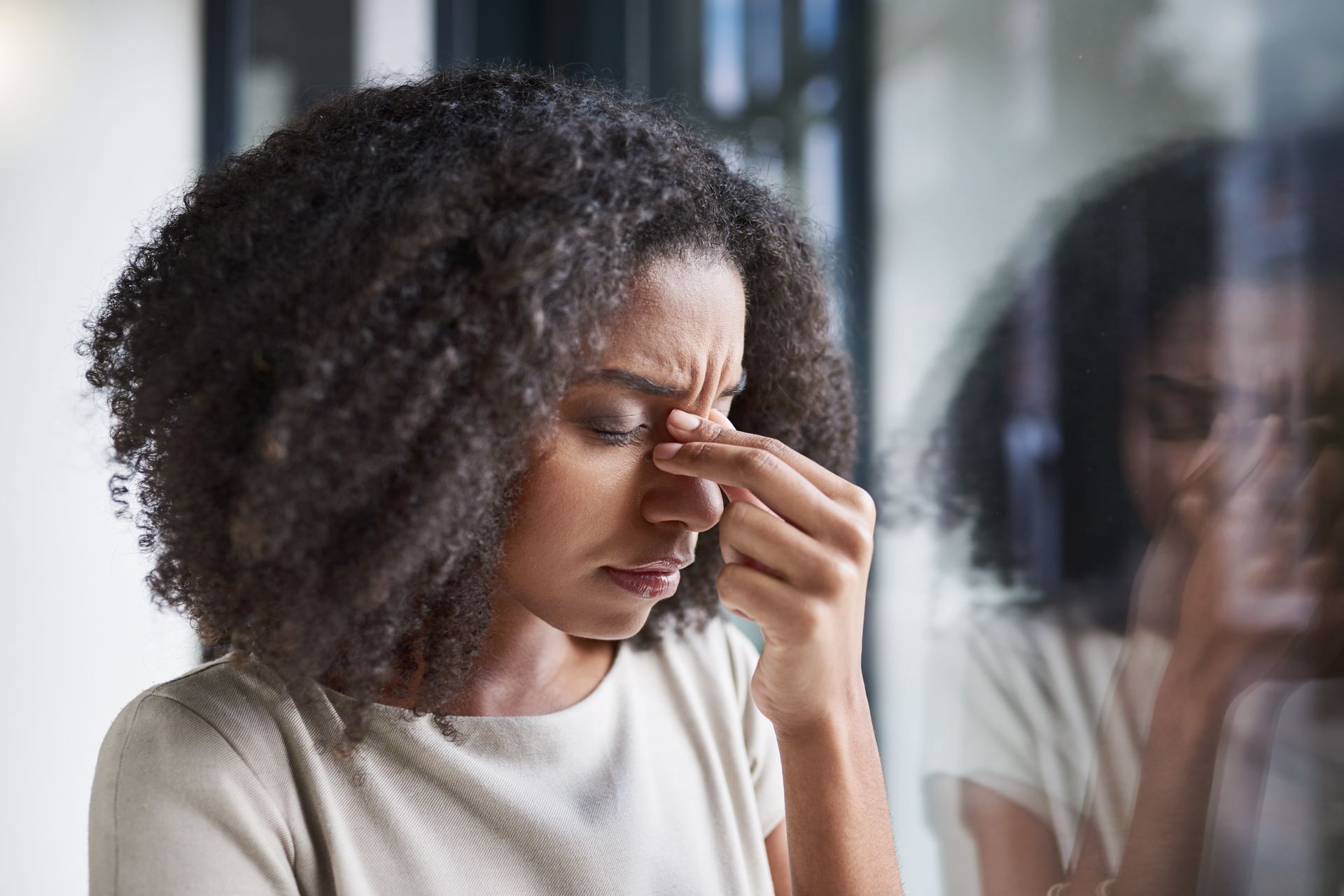 Women with a headache