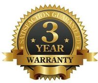 3 Year Warranty 3 Year Warranty