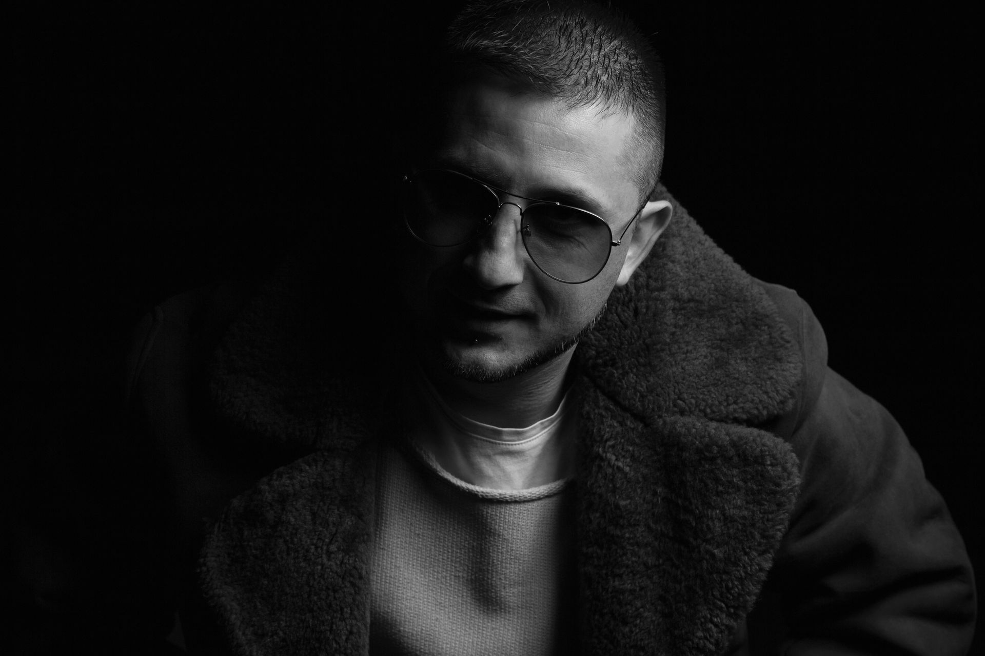 Male Posing in Fur Coat — Atlanta, GA — Atlanta Furs