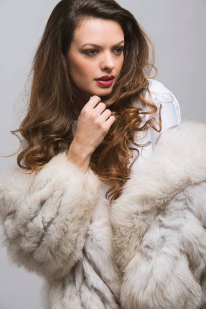Portrait of a Beautiful Woman in a Fur — Atlanta, GA — Atlanta Furs