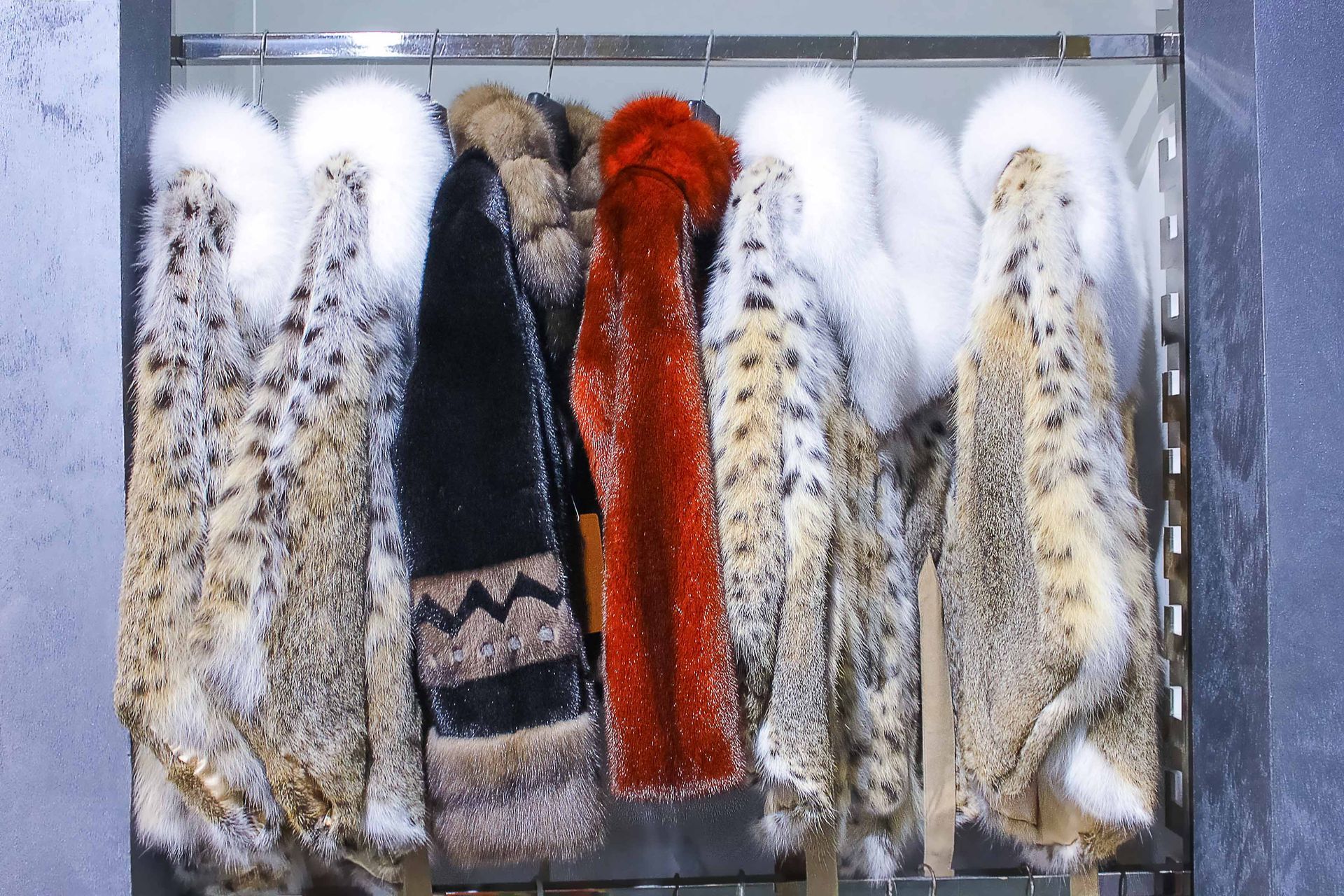 Winter Fur Clothes in Fashion Shop — Atlanta, GA — Atlanta Furs