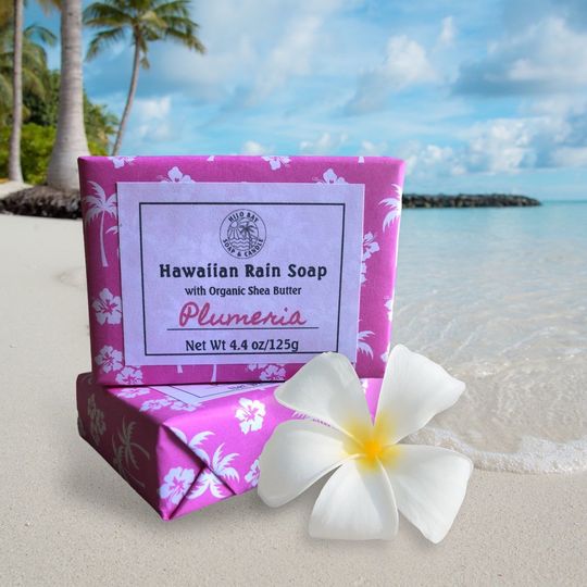 Hilo Bay Soap and Candle Plumeria Soap Bar